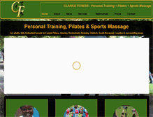 Tablet Screenshot of claricefitness.com